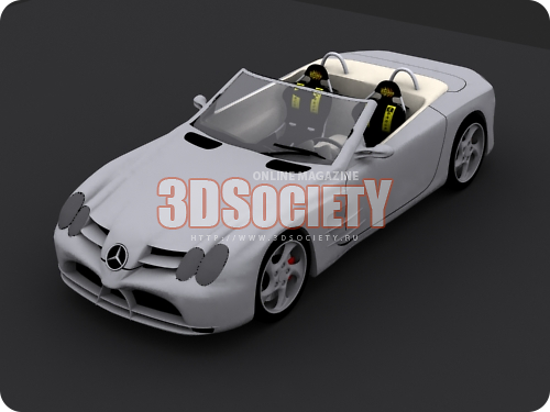 3D модель Merсedes SLR