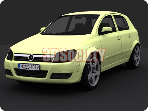 3D модель Opel Astra 3