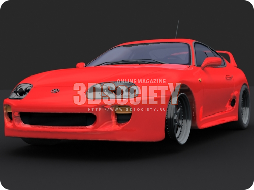 3D модель Toyota Supra