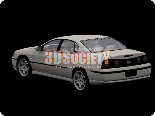 3D модель Chevrolet Impala 2003