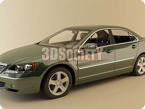 3D модель Honda Acura RL