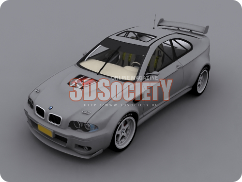 3D модель BMW M3 GTR