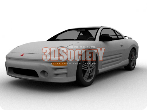 3D модель Mitsubishi Eclipse