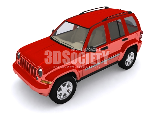 3D модель Jeep Liberty