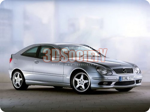 3D модель Mercedes Sport Coupe C230