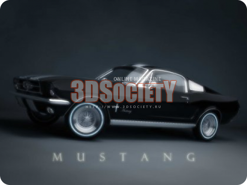 3D модель Ford Mustang 1965