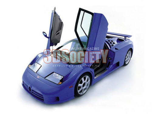 3D модель Bugatti EB110 GT