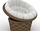 3D модель Armchair Round