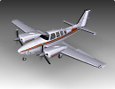 3D модель  Beechcraft Baron 58 