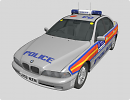 3D модель  bmw 540 Police 