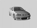 3D модель  BMW M3 2 