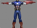 3D модель  capitan america 