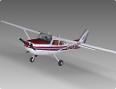 3D модель  Cessna 172 