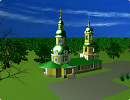 3D модель  Чутырская церковь 