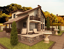 3D модель  cottage 