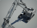3D модель  digger 