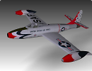 3D модель  F84G Thunderbird 