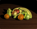 3D модель  фрукты 