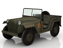 3D модель ГАЗ-67Б военный автомобиль
