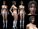 3D модель  Girl for Scanline 