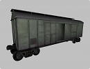 3D модель  грузовой вагон 