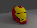 3D модель  iron man helmet 