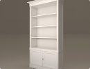 3D модель  книжный шкаф 