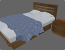 3D модель  Кровать 