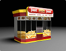 3D модель Ларек Fast Food