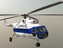 3D модель Вертолет МИ-8