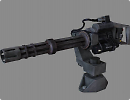 3D модель  Minigun M134 