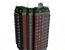 3D модель  многоэтажка 