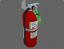 3D модель  огнетушитель 