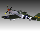 3D модель  P51b Mustang 