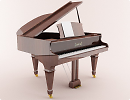 3D модель  пианино 