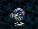 3D модель планета и еораболь