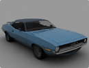 3D модель  Plymouth Cuda 1970 