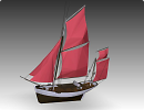 3D модель  SAILBOAT THONIE 