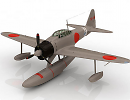 3D модель Самолет A6M2-N