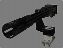 3D модель  шестиствольной пушки 