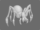 3D модель  spider 
