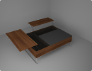 3D модель  столик boconcept 