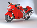 3D модель suzuki hayabusa