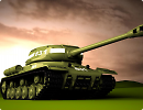 3D модель  танк ИС 