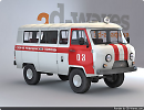 3D модель UAZ