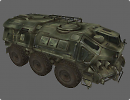 3D модель  Военный транспорт 