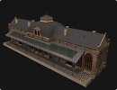 3D модель  Вокзал 