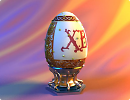 3D модель  Яйцо пасхальное 