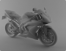 3D модель  Yamaha YZF-R1 