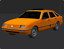 3D модель Ford Sierra 1980